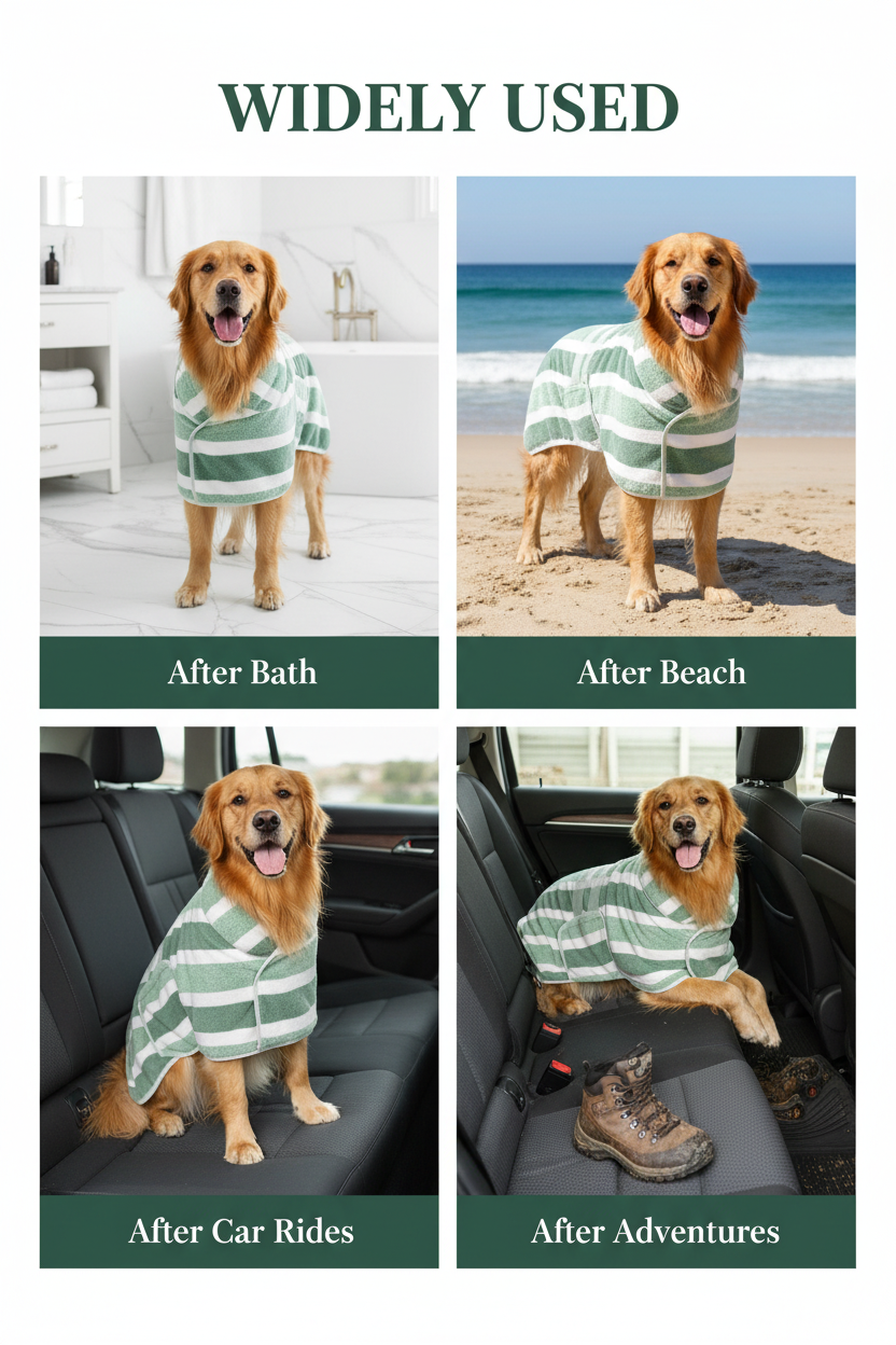 High Converting Dog Towel Collage